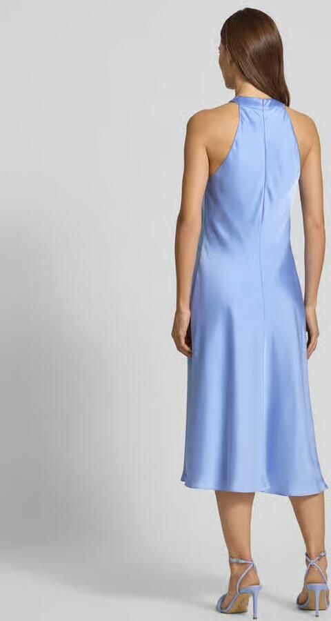Lauren Ralph Lauren Knie-lange cocktailjurk met halter