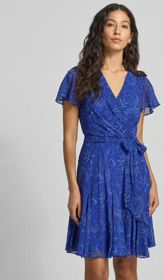 Lauren Ralph Lauren Knie-lange jurk met V-hals Model 'WANDELLA' - Foto 2