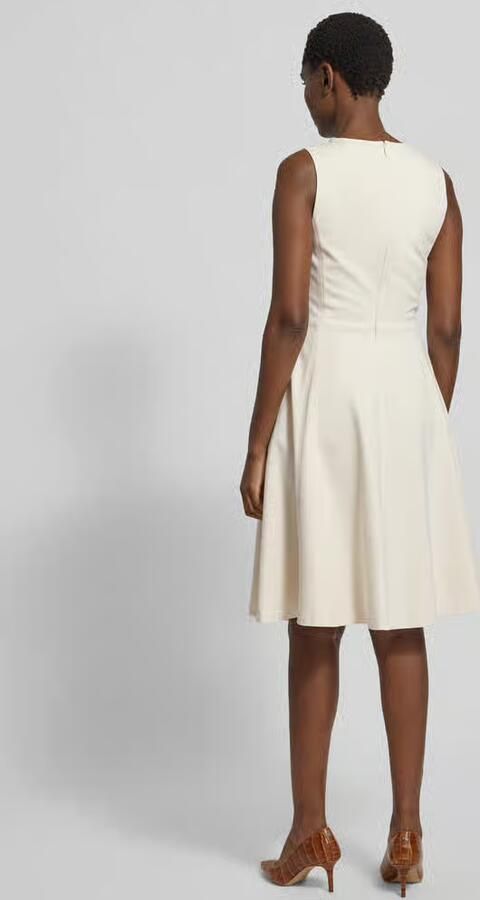Lauren Ralph Lauren Knie-lange jurk van Viscosemix Model 'CHARLEY'
