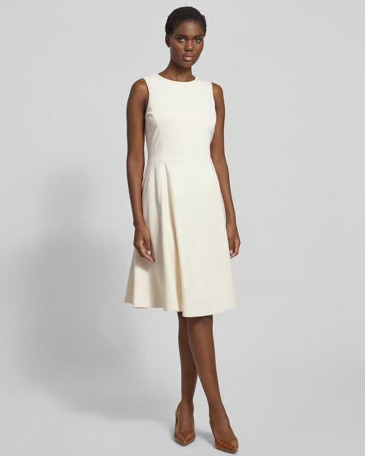 Lauren Ralph Lauren Knie-lange jurk van Viscosemix Model 'CHARLEY' - Foto 2