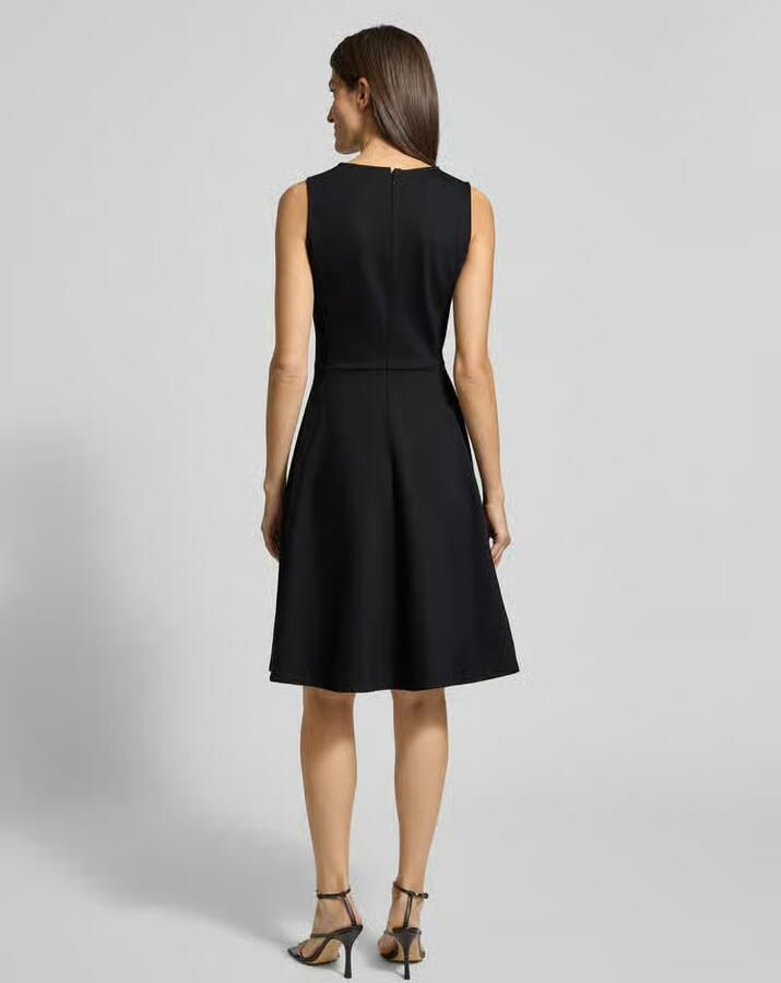 Lauren Ralph Lauren Knie-lange jurk van Viscosemix Model 'CHARLEY' - Foto 2