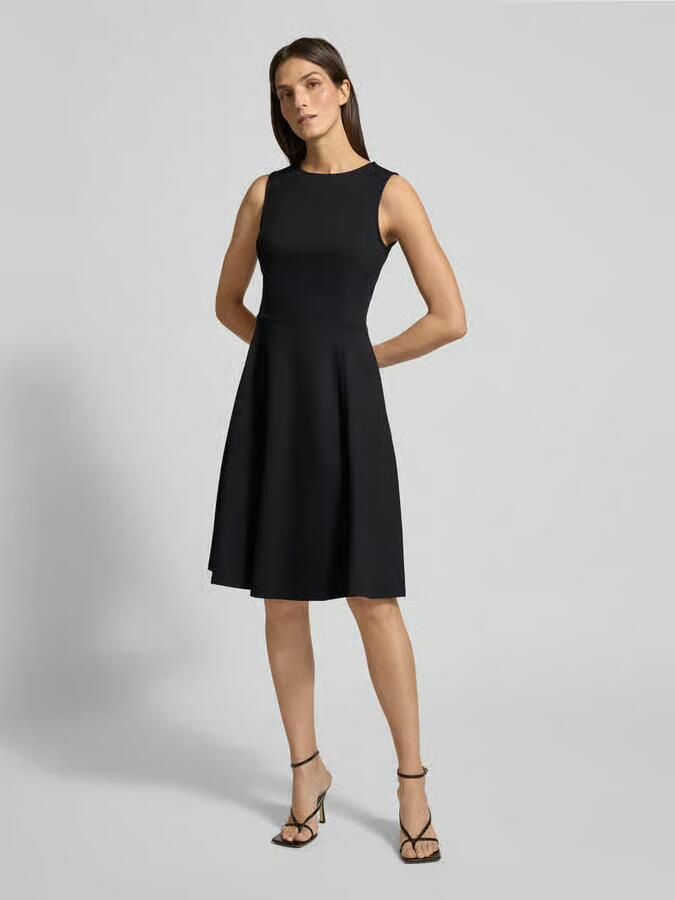 Lauren Ralph Lauren Knie-lange jurk van Viscosemix Model 'CHARLEY' - Foto 3
