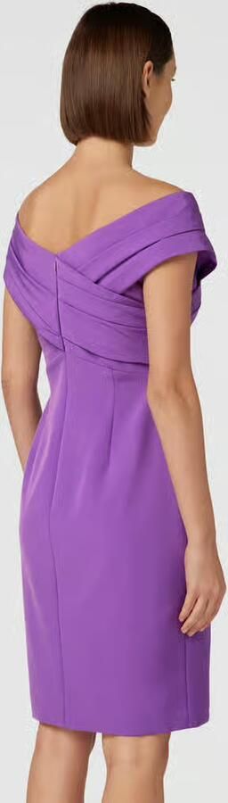 Lauren Ralph Lauren Knielange cocktailjurk in wikkellook model 'IRENE'