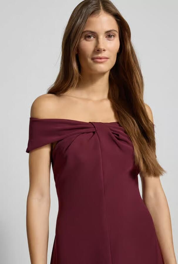 Lauren Ralph Lauren Knielange cocktailjurk met knoopdetail model 'TAKOTA' - Foto 2