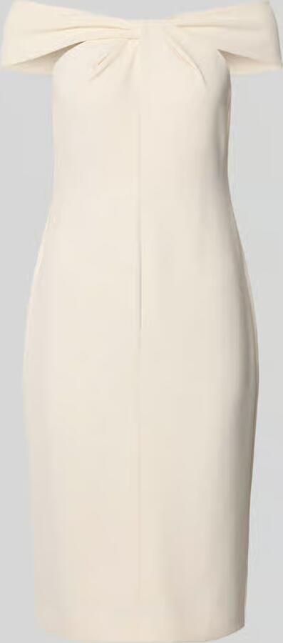 Lauren Ralph Lauren Knielange cocktailjurk met knoopdetail model 'TAKOTA'