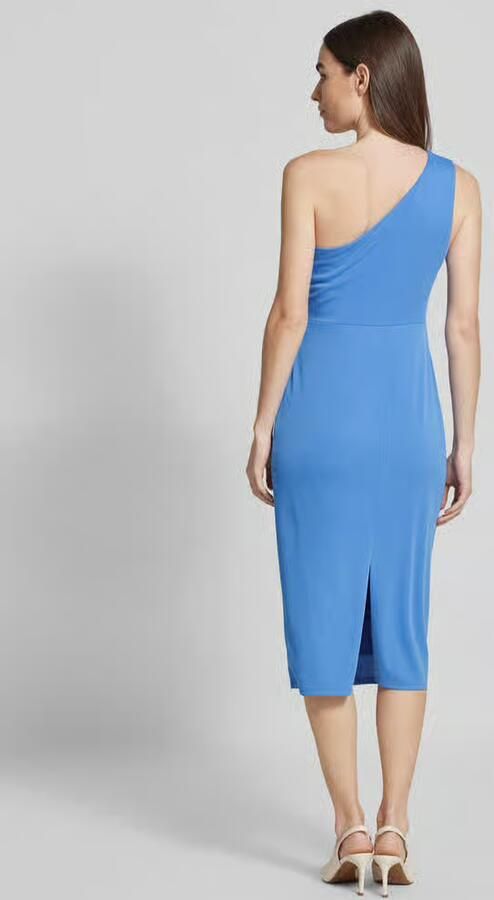Lauren Ralph Lauren Knielange cocktailjurk met knoopdetail model 'ZIANZAN' - Foto 3