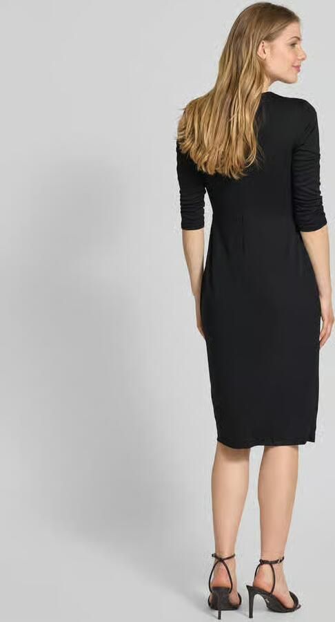 Lauren Ralph Lauren Knielange jurk met knoopdetail model 'CAROLETTE'