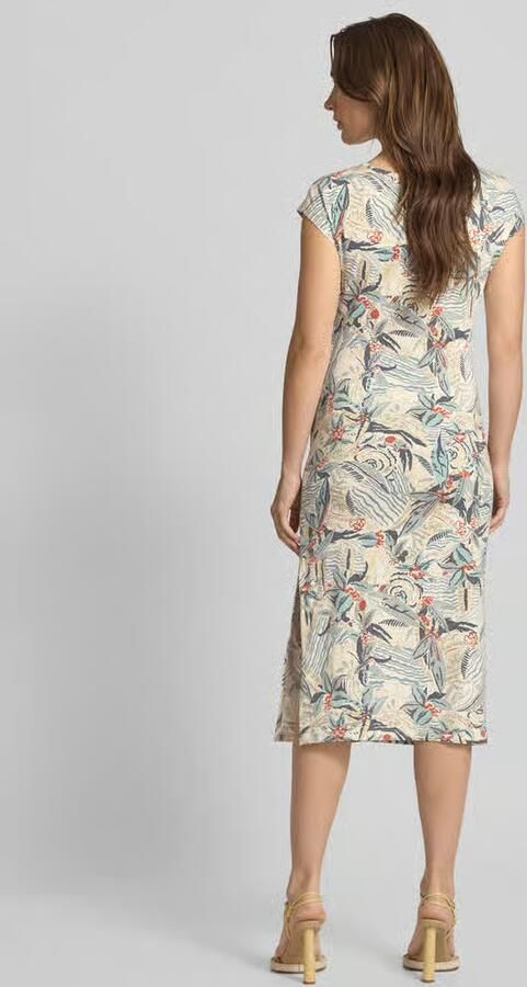 Lauren Ralph Lauren Knielange jurk met knoopdetail model 'DABRIA'