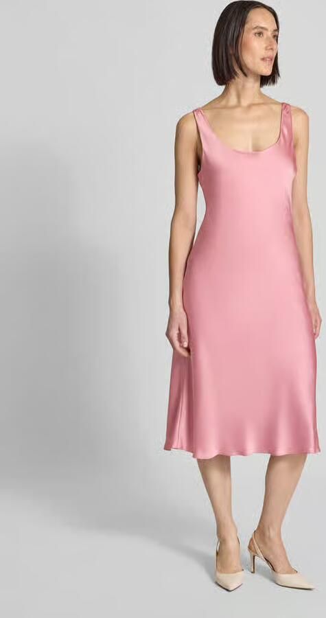 Lauren Ralph Lauren Knielange jurk met ronde hals model 'CARESHA' - Foto 3