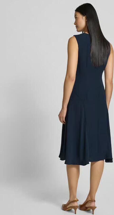 Lauren Ralph Lauren Knielange jurk met ronde hals model 'MIAMEN'