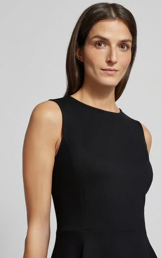 Lauren Ralph Lauren Knielange jurk van viscosemix model 'CHARLEY' - Foto 2