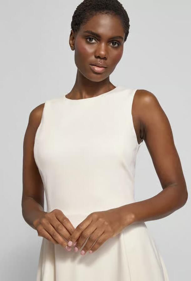 Lauren Ralph Lauren Knielange jurk van viscosemix model 'CHARLEY' - Foto 2