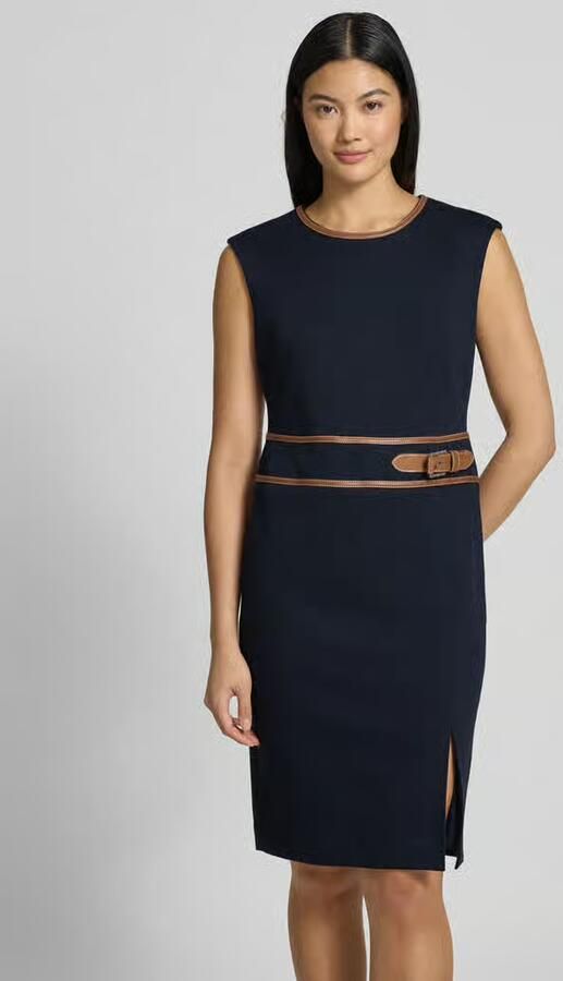 Lauren Ralph Lauren Knielange kokerjurk met ronde hals model 'KIRENA' - Foto 2