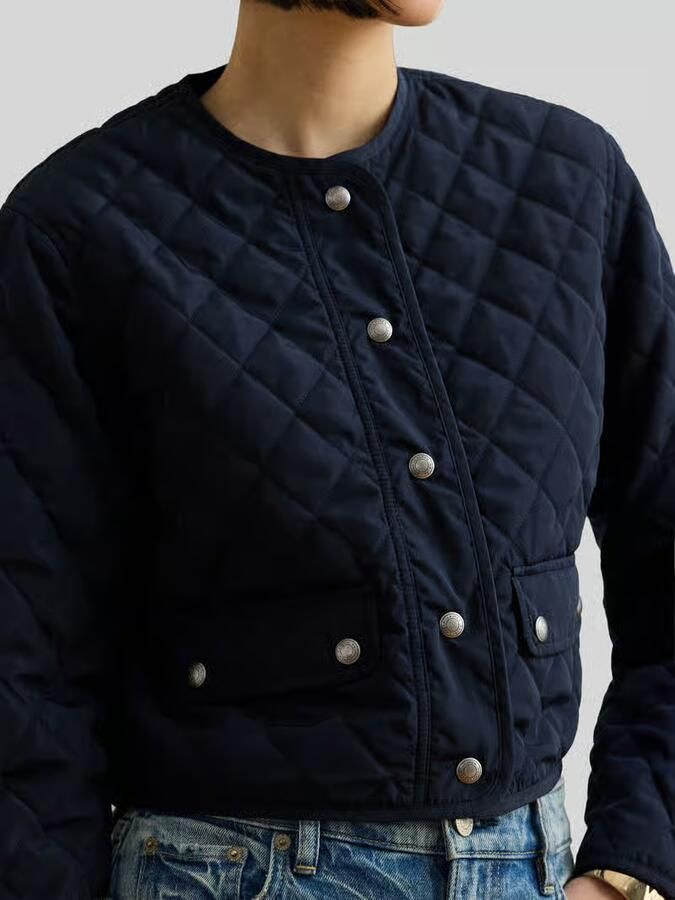 Lauren Ralph Lauren Kort fit gewatteerd jack met klepzakken model 'CENWAY'
