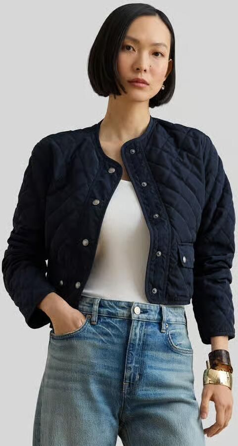Lauren Ralph Lauren Kort fit gewatteerd jack met klepzakken model 'CENWAY' - Foto 2