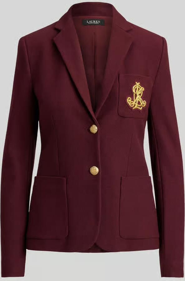 Lauren Ralph Lauren Korte blazer met geborduurd logo