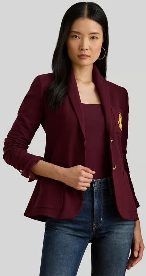 Lauren Ralph Lauren Korte blazer met geborduurd logo - Foto 2