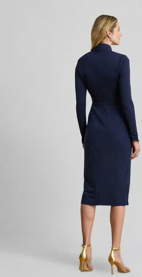 Lauren Ralph Lauren Kuitlang jurk in wikkeloptiek