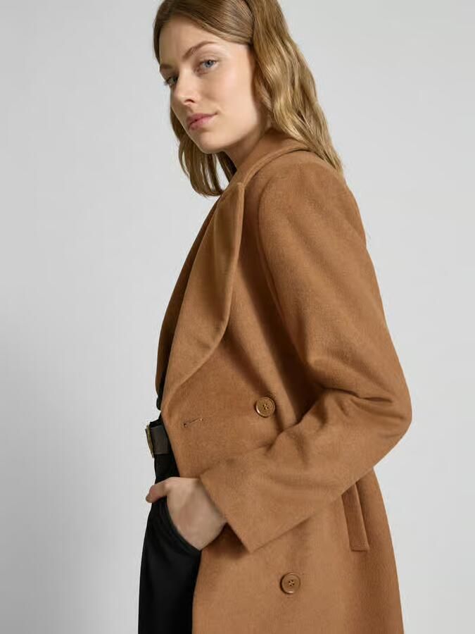 Lauren Ralph Lauren Lange jas met kasjmier en reverskraag