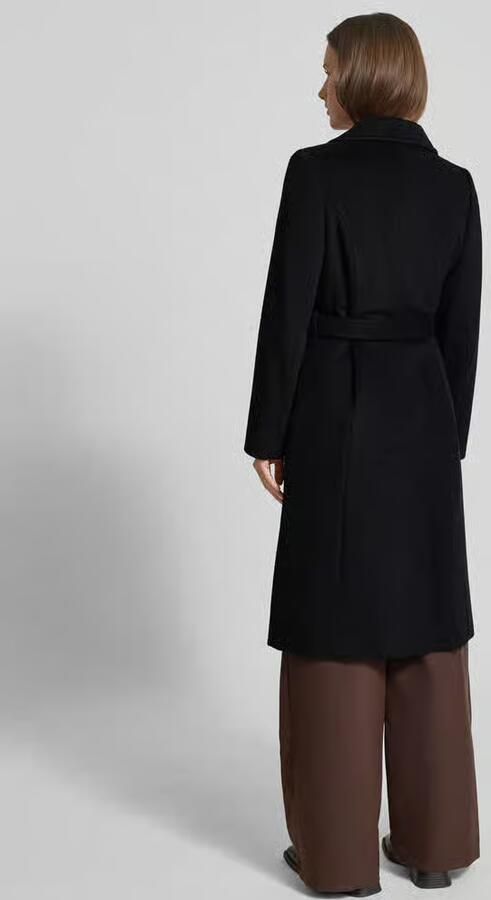 Lauren Ralph Lauren Lange jas met reverskraag en strikceintuur - Foto 5