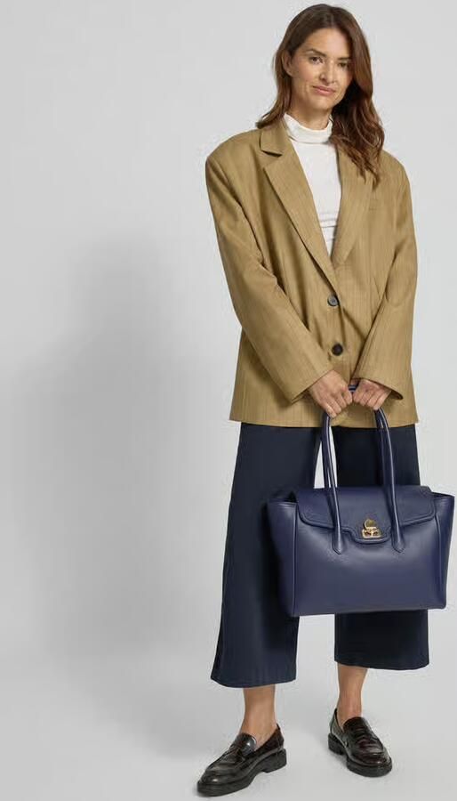 Lauren Ralph Lauren Satchels Tnnr Lg Schl-Satchel-Large in blauw - Foto 5