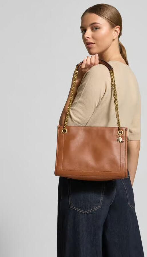 Lauren Ralph Lauren Handtas met labelapplicatie en schouderband - Foto 2