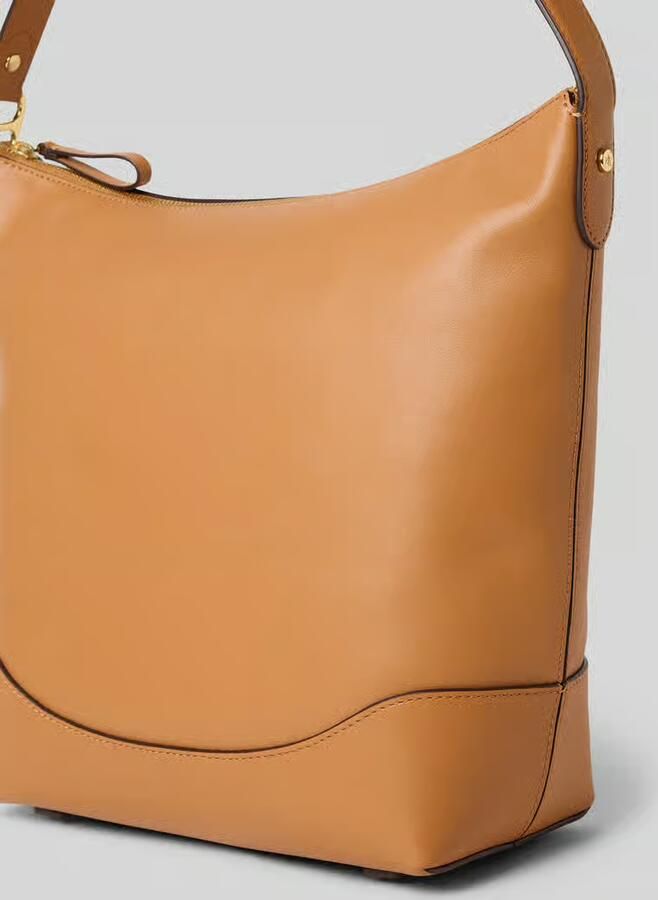 Lauren Ralph Lauren Leren handtas met siernaad - Foto 2