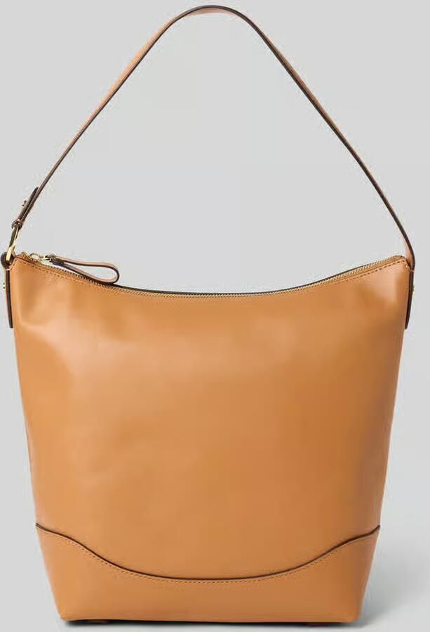 Lauren Ralph Lauren Leren handtas met siernaad