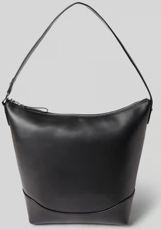 Lauren Ralph Lauren Leren handtas met siernaad