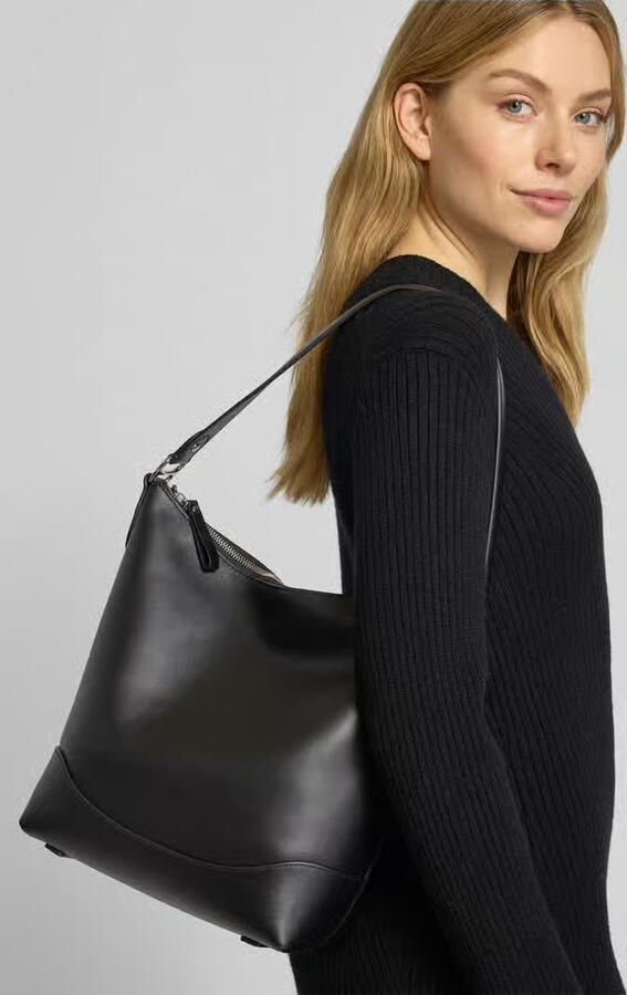 Lauren Ralph Lauren Leren handtas met siernaad - Foto 2