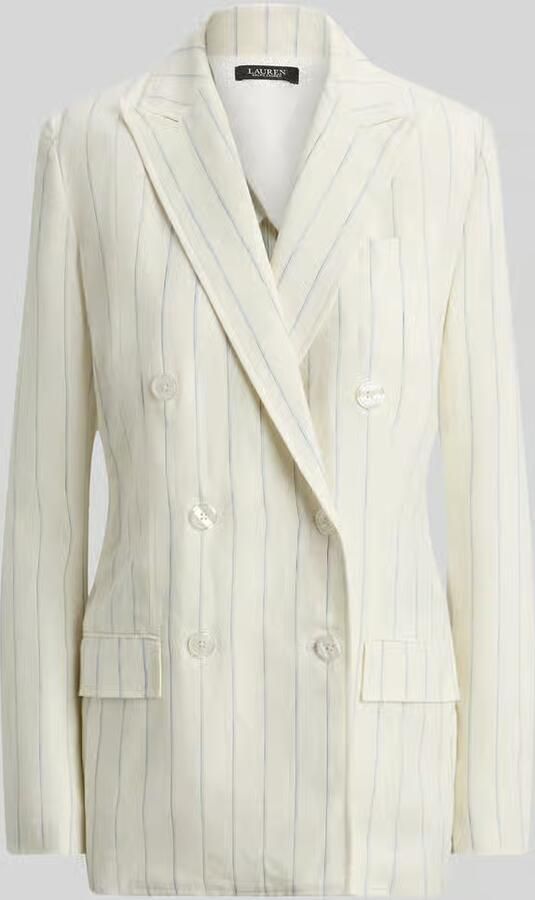 Lauren Ralph Lauren Longblazer van puur linnen met dubbele knoopsluiting - Foto 2