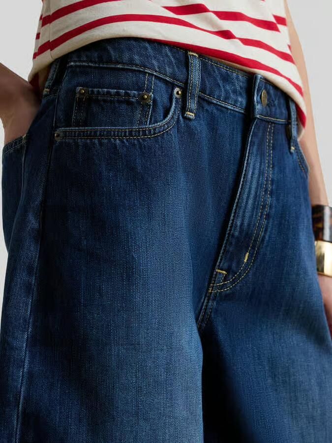 Lauren Ralph Lauren loose fit bermuda van denim