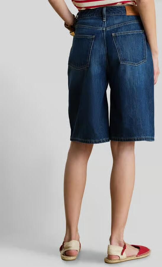 Lauren Ralph Lauren loose fit bermuda van denim - Foto 3