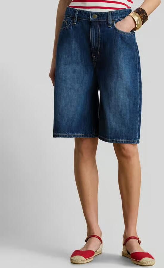 Lauren Ralph Lauren loose fit bermuda van denim - Foto 2