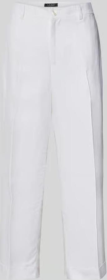 Lauren Ralph Lauren Loose fit stoffen broek van mix van linnen en viscose model 'SENDON'