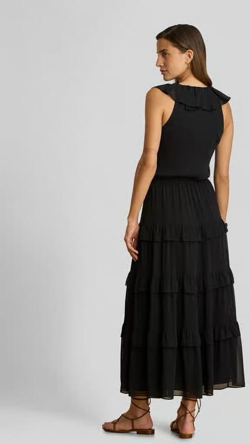 Lauren Ralph Lauren Losvallende vrijetijdsjurk met volants - Foto 2