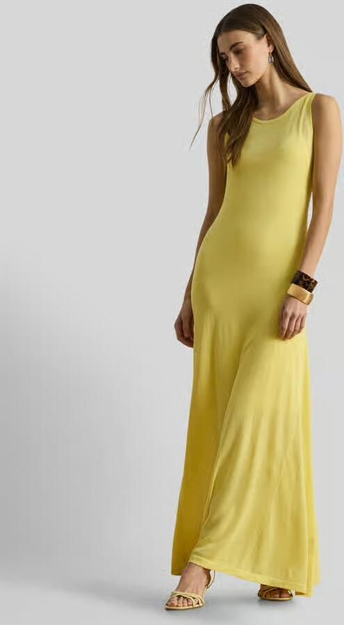 Lauren Ralph Lauren Maxi-jurk van mix van viscose en katoen - Foto 3