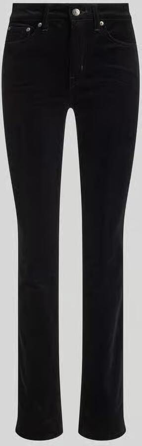Lauren Ralph Lauren Slank straight leg broek van katoenmix