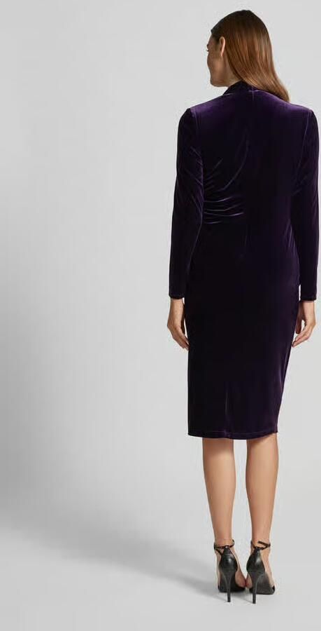 Lauren Ralph Lauren Midi-juk van fluweel met plooien model 'FELRAD'