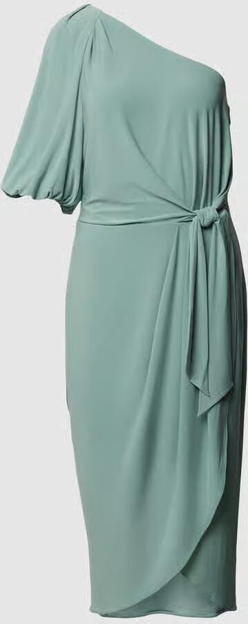Lauren Ralph Lauren Midi-jurk in one shoulder-design model 'MARIYOW' - Foto 2