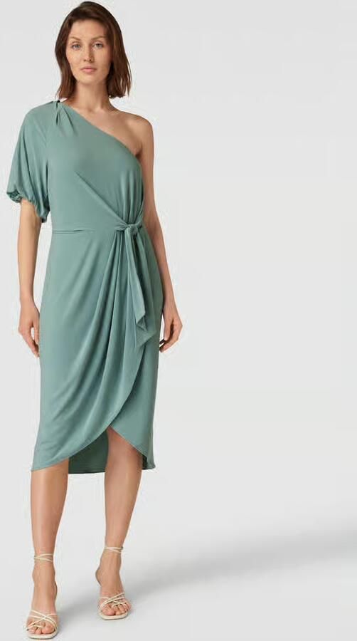 Lauren Ralph Lauren Midi-jurk in one shoulder-design model 'MARIYOW' - Foto 2