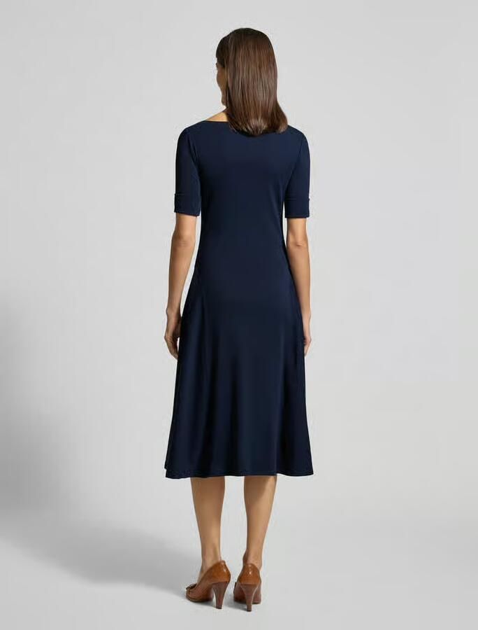 Lauren Ralph Lauren Midi-jurk met 1 2-mouwen Model 'MUNZIE' - Foto 2