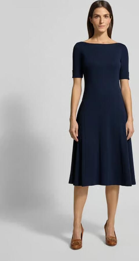 Lauren Ralph Lauren Midi-jurk met 1 2-mouwen Model 'MUNZIE' - Foto 3