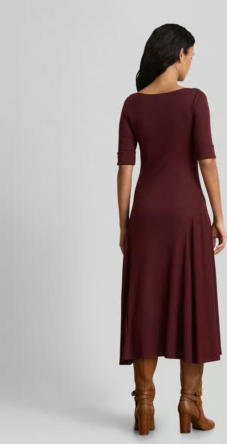 Lauren Ralph Lauren Midi-jurk van katoenmix - Foto 3