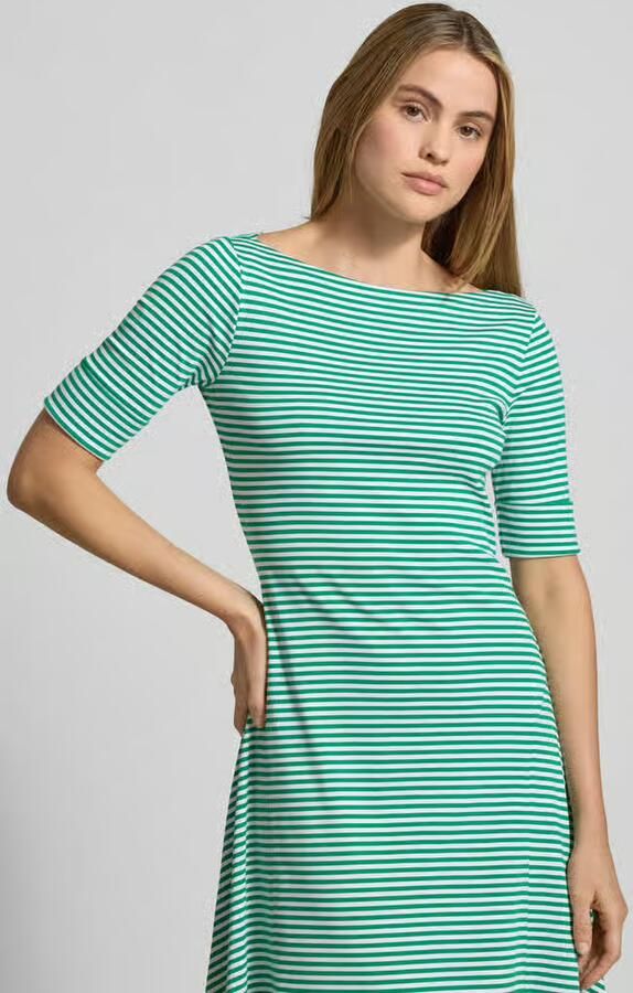 Lauren Ralph Lauren Midi-jurk met boothals model 'MUNZIE' - Foto 2