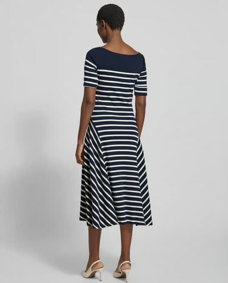 Lauren Ralph Lauren Midi-jurk met boothals Model 'MUNZIE' - Foto 2