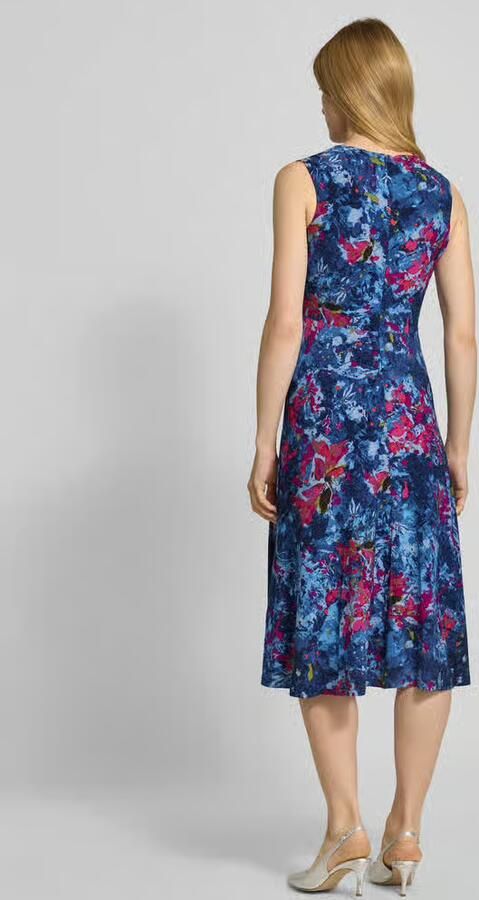 Lauren Ralph Lauren Midi-jurk met knoopdetail model 'TESSANNE'