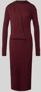 Lauren Ralph Lauren Midi-jurk met Opstaande kraag Model 'STANCIO'