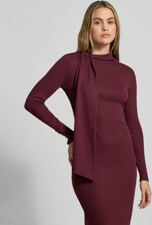 Lauren Ralph Lauren Midi-jurk met opstaande kraag model 'STANCIO' - Foto 2