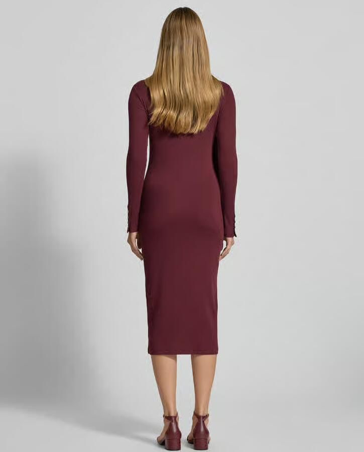 Lauren Ralph Lauren Midi-jurk met Opstaande kraag Model 'STANCIO' - Foto 2
